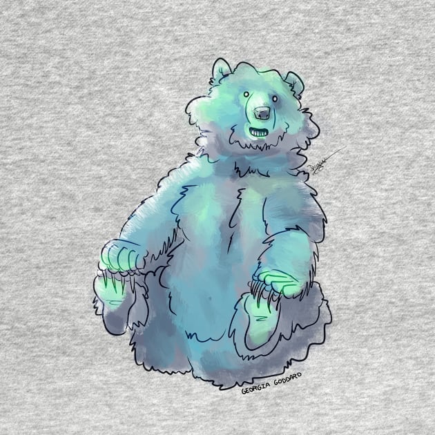 Put Your Feet Up - Fluffy Bear by georgiagoddard